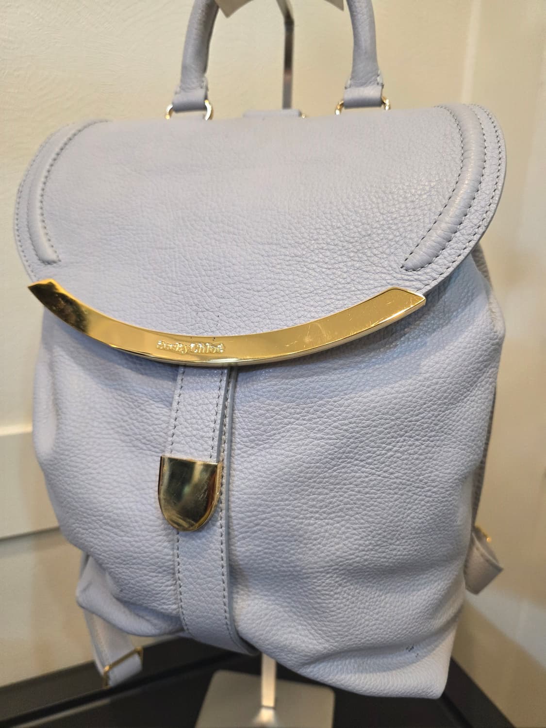 씨바이끌로에 리지 베이비블루  백팩 상품이미지3