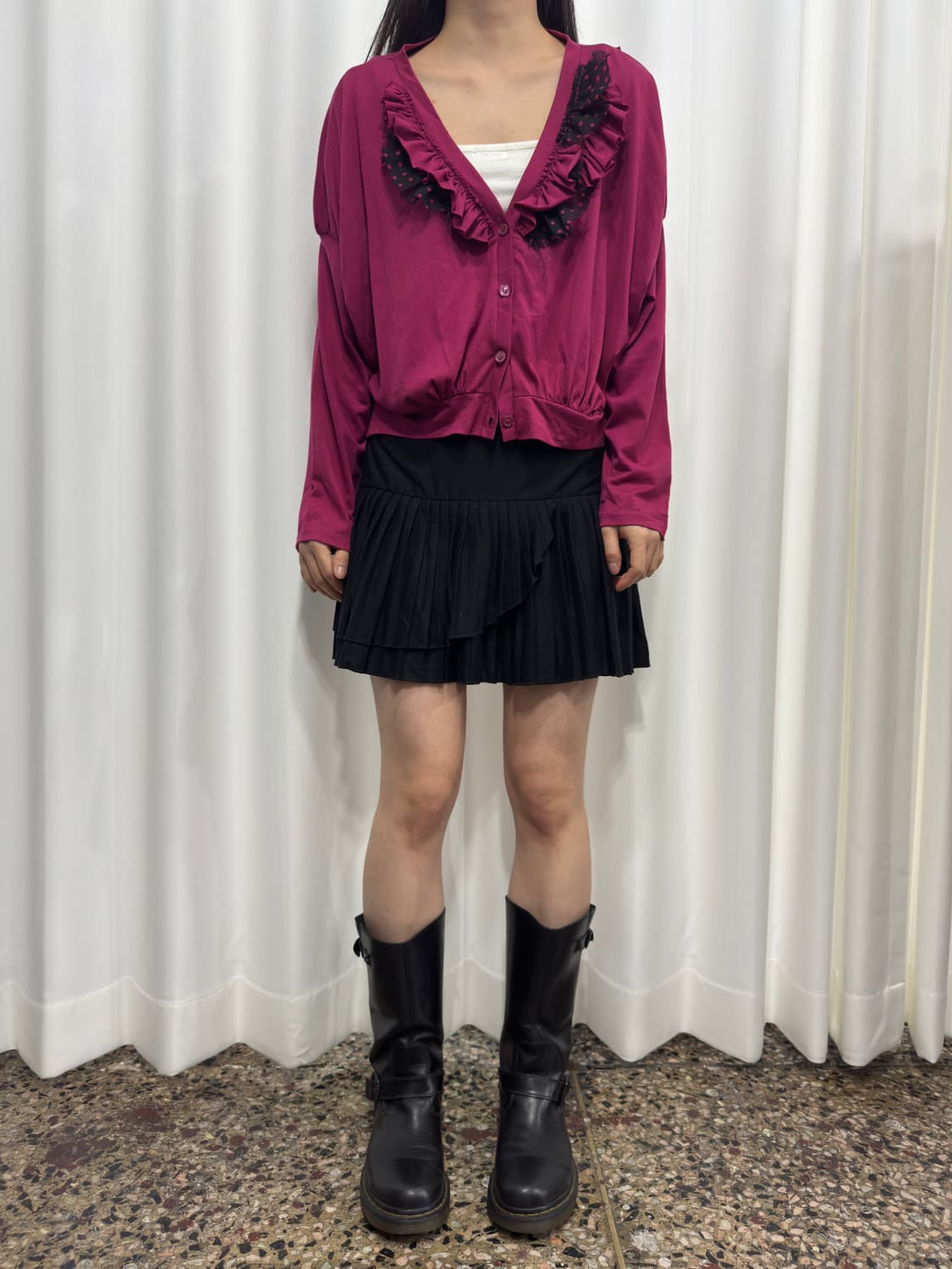 frill detail cardigan 상품이미지3