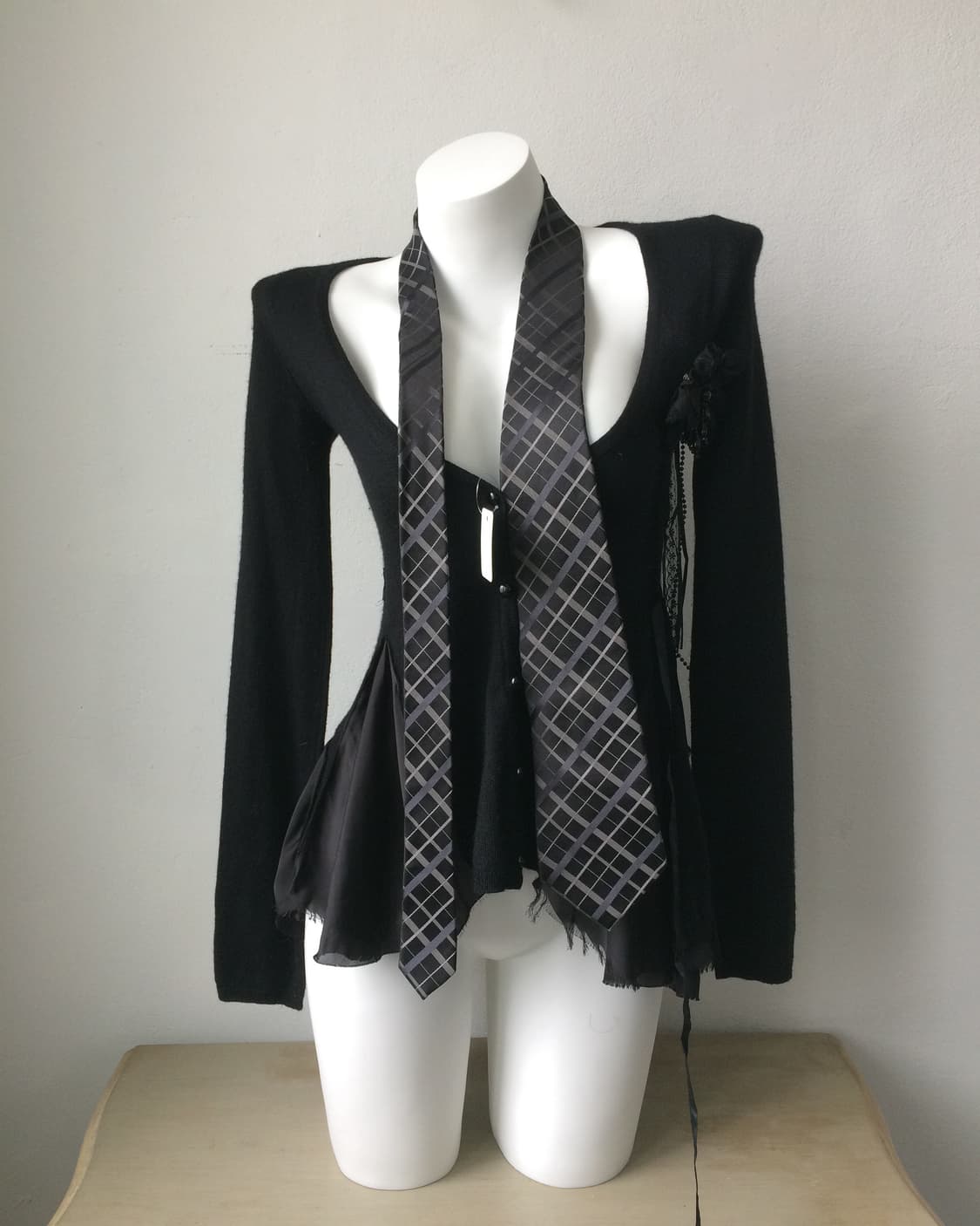 ck check pattern tie 상품이미지7