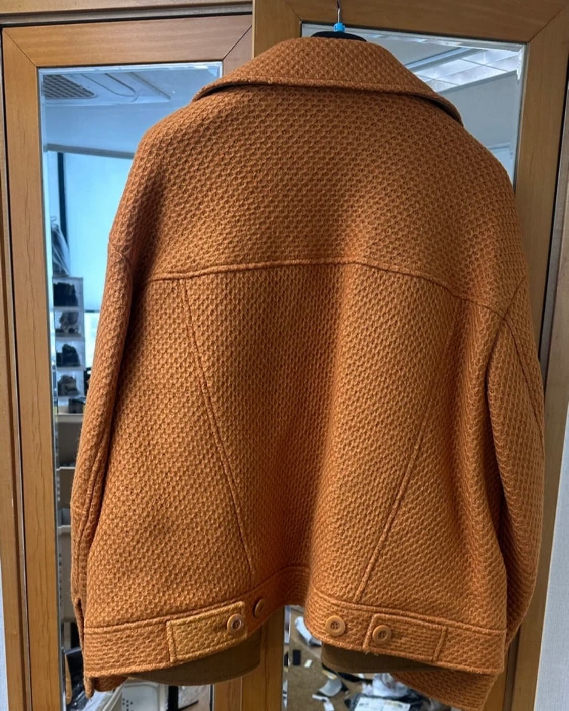 AFTER PRAY 오렌지 와플 숏 자켓 L 남자 상태 최고 상품이미지8