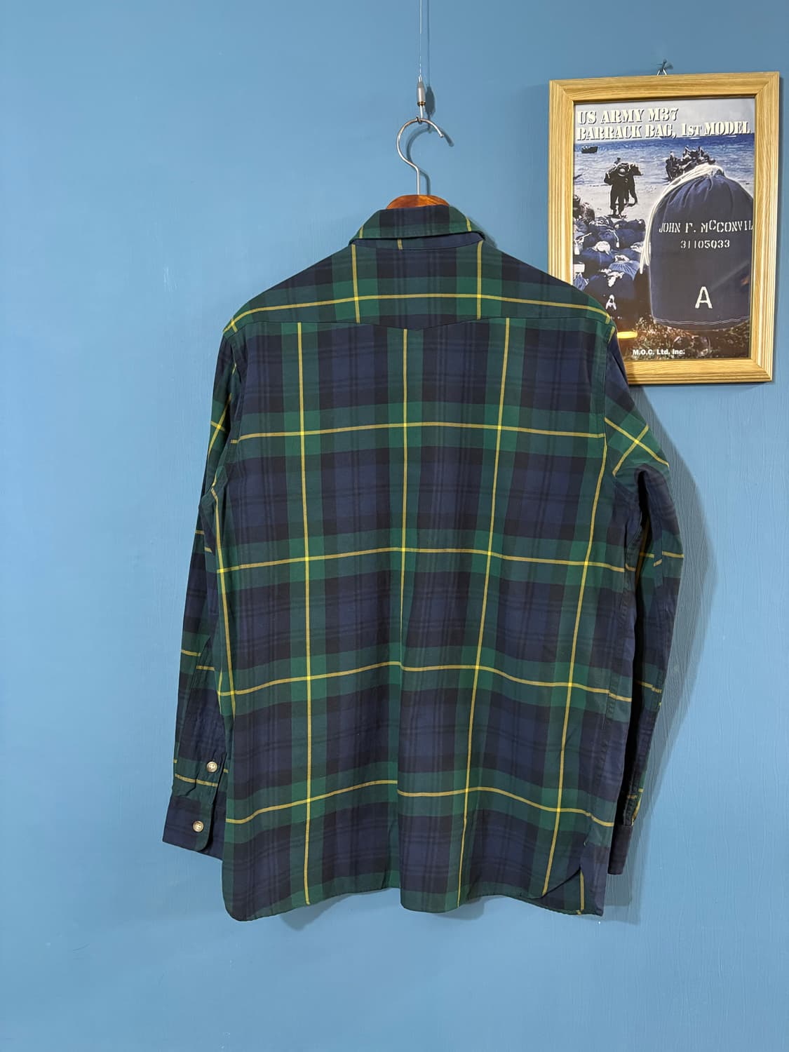 90‘s Polo Ralph Lauren Tartan check Shir 상품이미지9