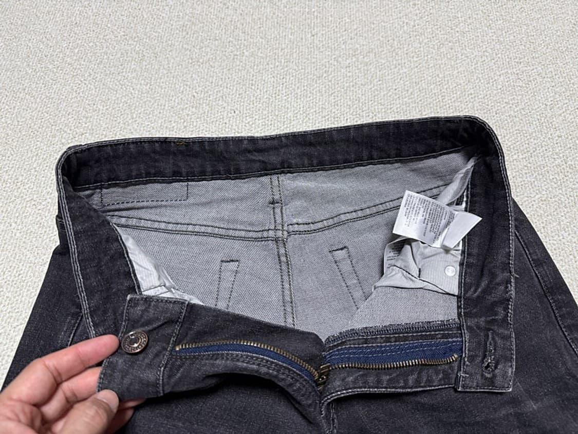 리바이스 511 블랙진 스판 청바지 남성용 32인치 상품이미지3