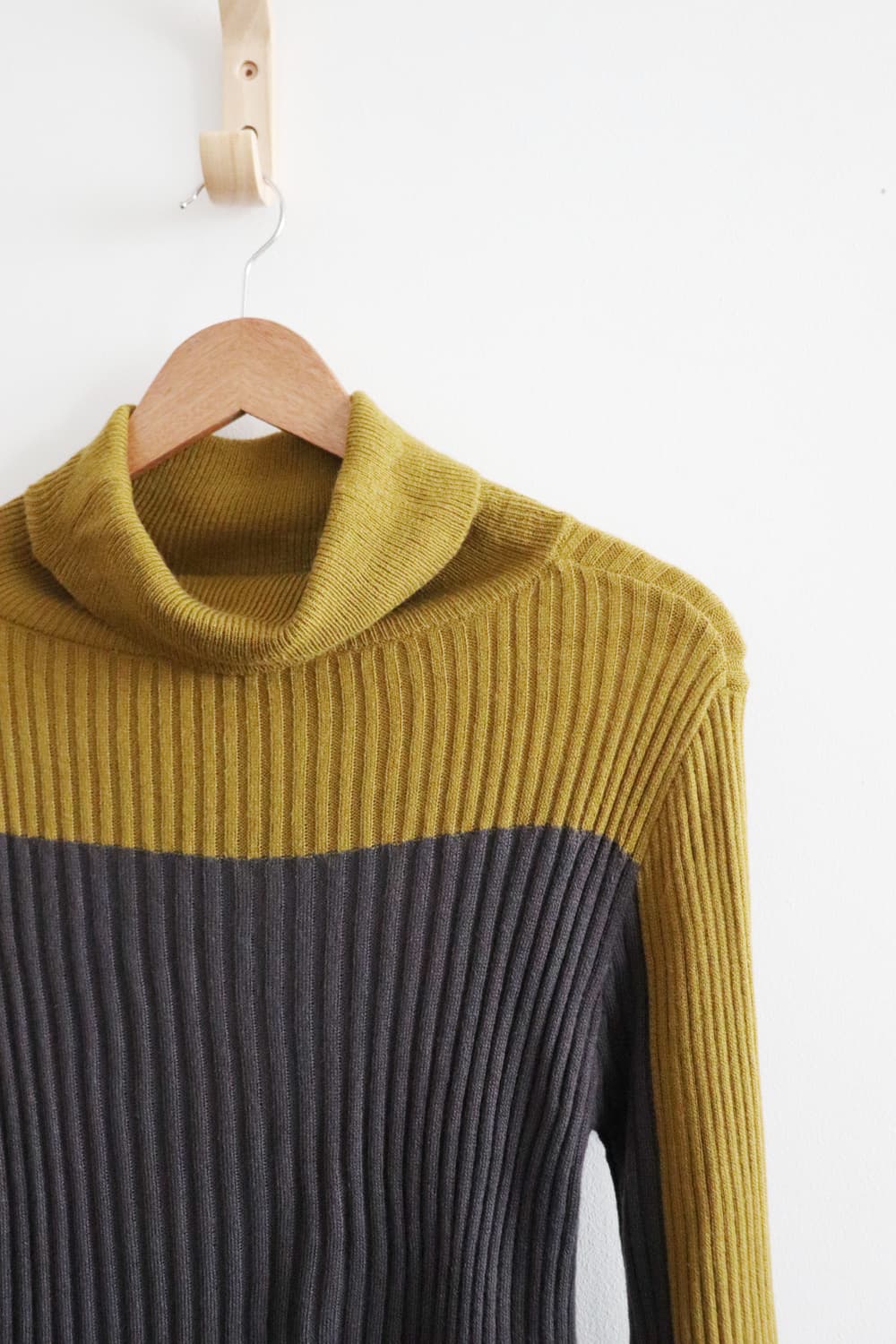 cepo olive gray rib knit 상품이미지2