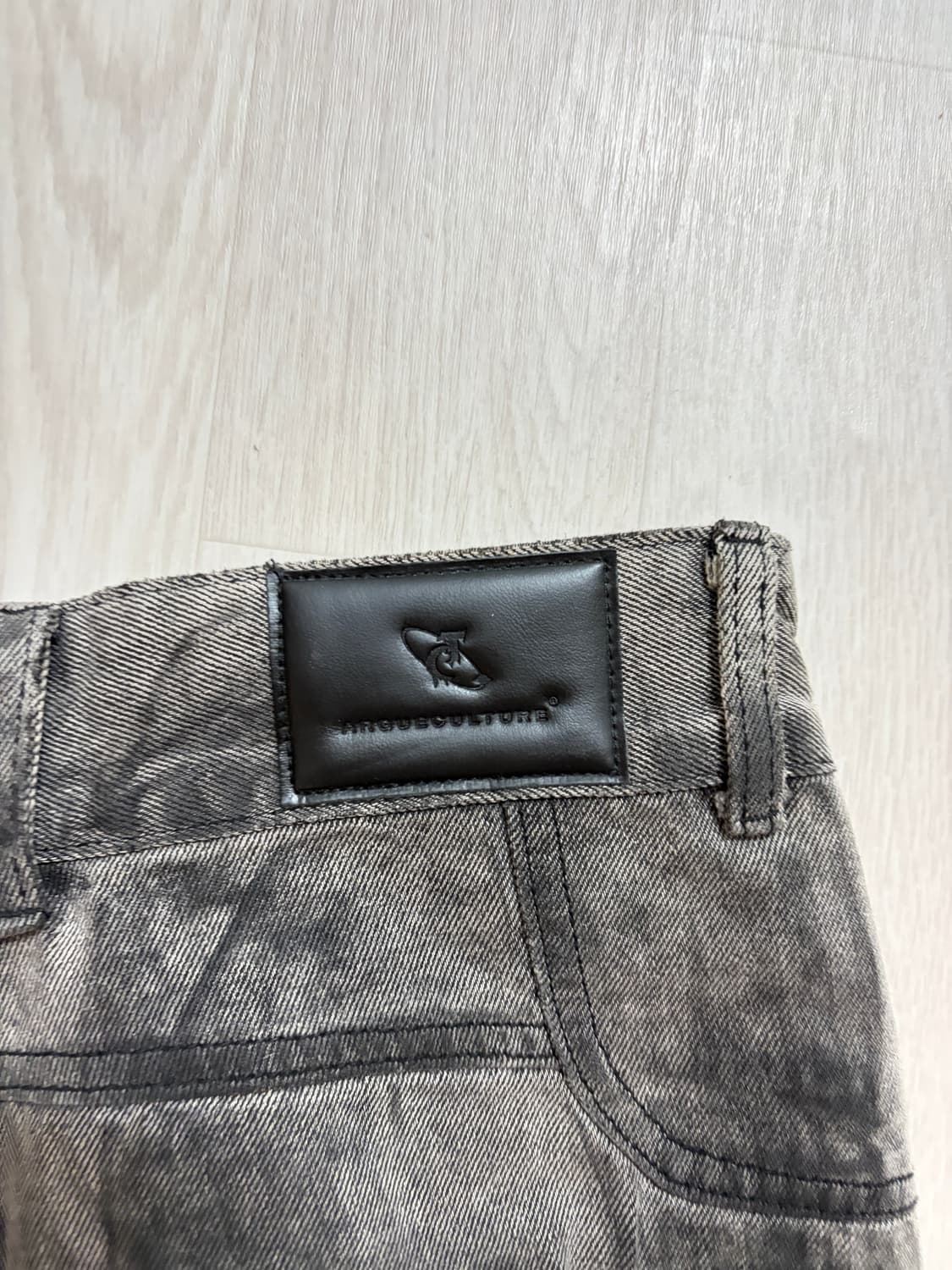 ARGUE CULTURE 워싱 카고 데님 팬츠 M 상품이미지5
