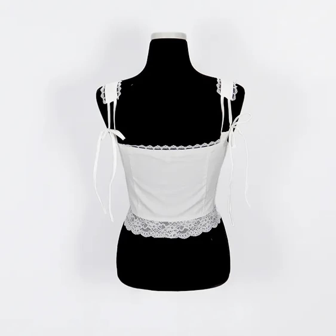 fure lace sleeveless vest 상품이미지2