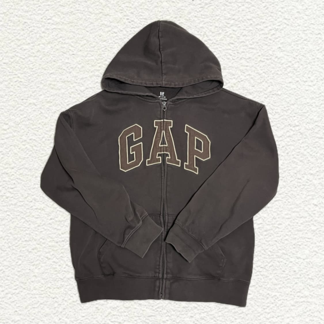 GAP 후드집업 S 브라운 상품이미지1