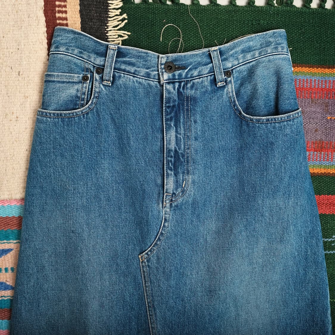 쿠로 크로스 데님 스커트 사이즈 추천 25-26 상품이미지3