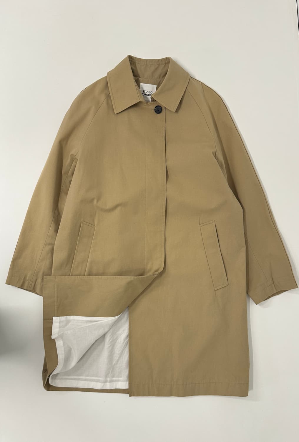 cotton trench 싱글 코튼트렌치  상품이미지2