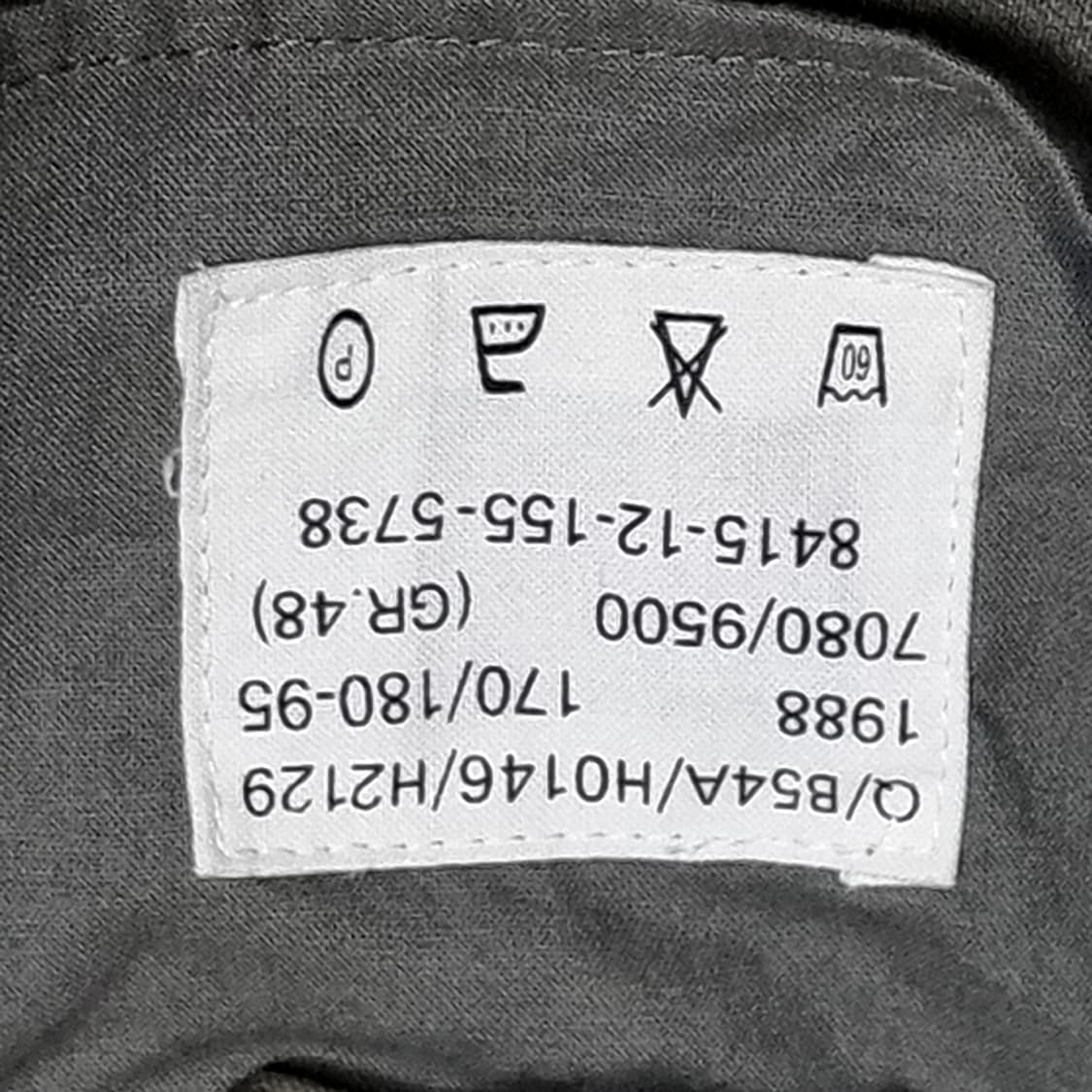 독일군 오리지널 후드 야상 점퍼 카키색(100-105) 상품이미지8