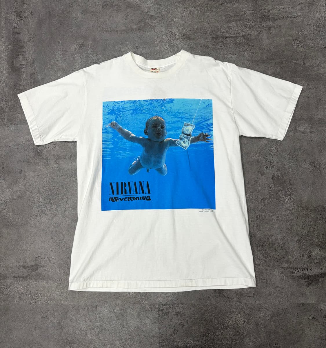 90s anvil tee on reprint NIRVANA 네버마인드 상품이미지1