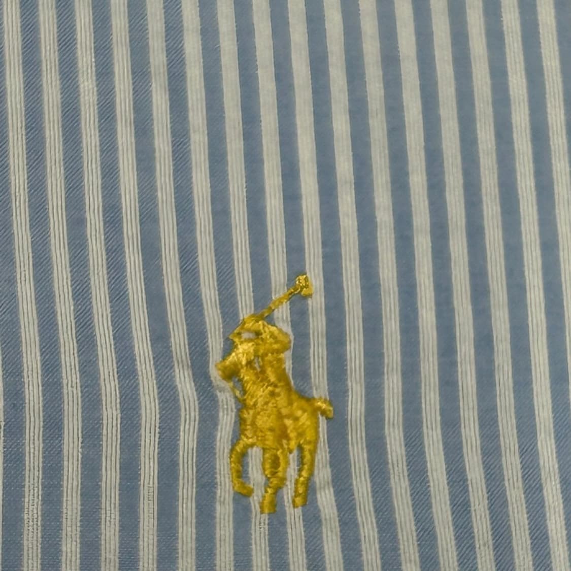 RALPH LAUREN 스트라이프 셔츠 스카이블루 S 상품이미지2