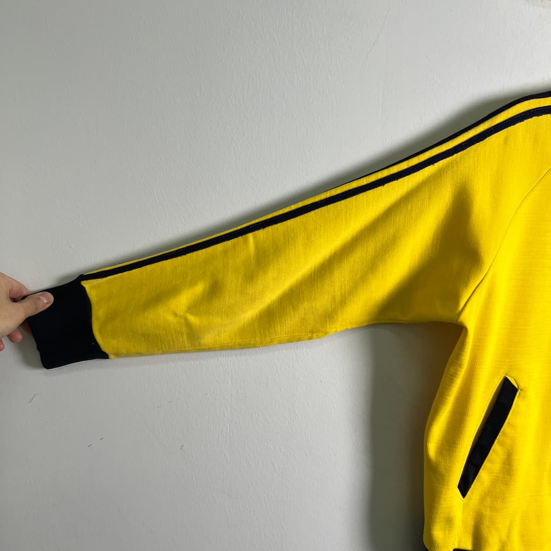 80's 아디다스 빈티지 서독 코튼 트랙탑 져지  상품이미지6