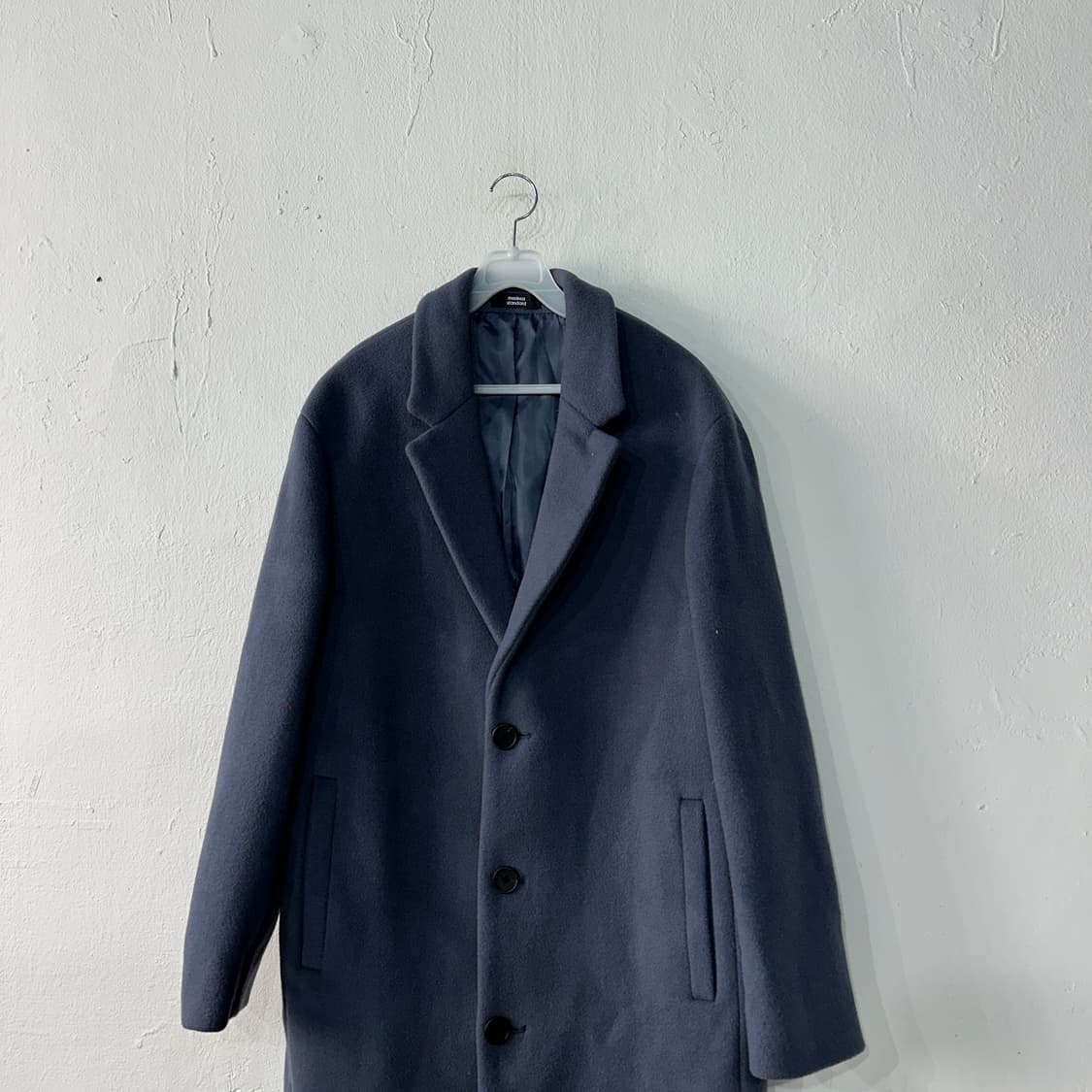 무신사스탠다드 캐시미어혼방 오버핏 싱글코트 M 상품이미지2