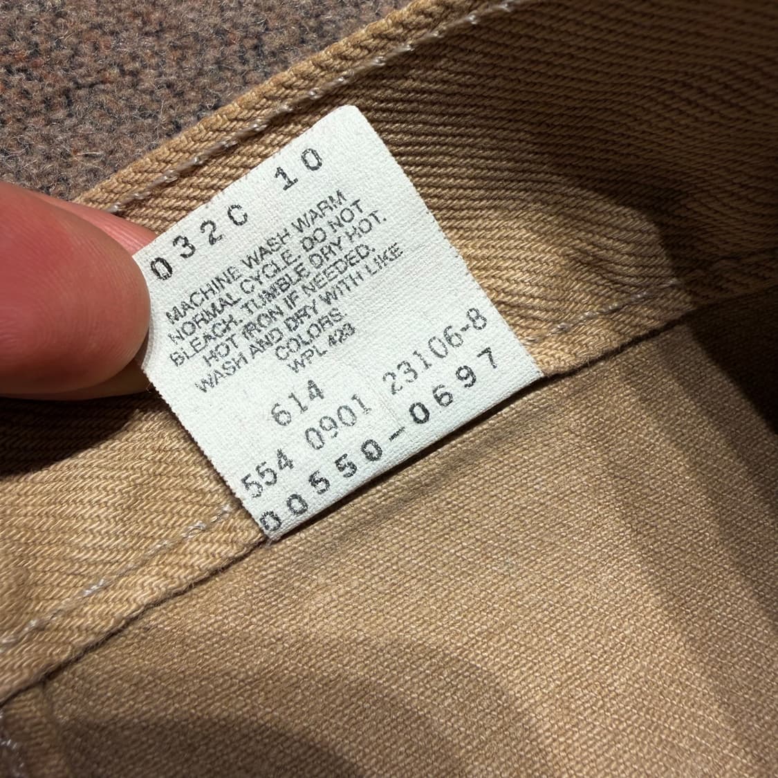 리바이스 USA 00s 550 베이지 데님 팬츠 34 샌안토니오 554 상품이미지4