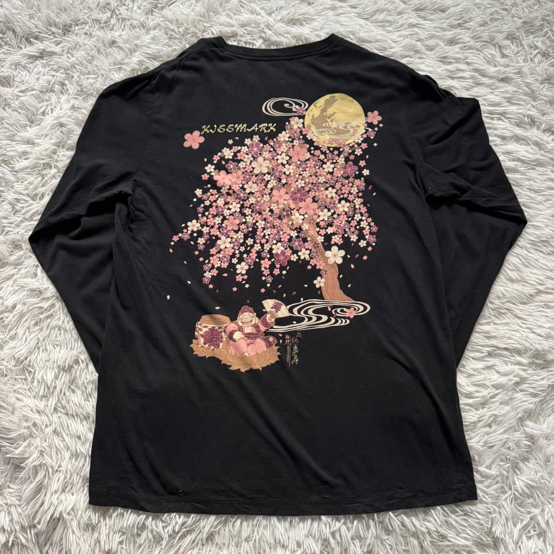 KISS MARK 일본빈티지 오리엔탈 긴팔 오리엔탈 긴팔티 L 100 상품이미지3