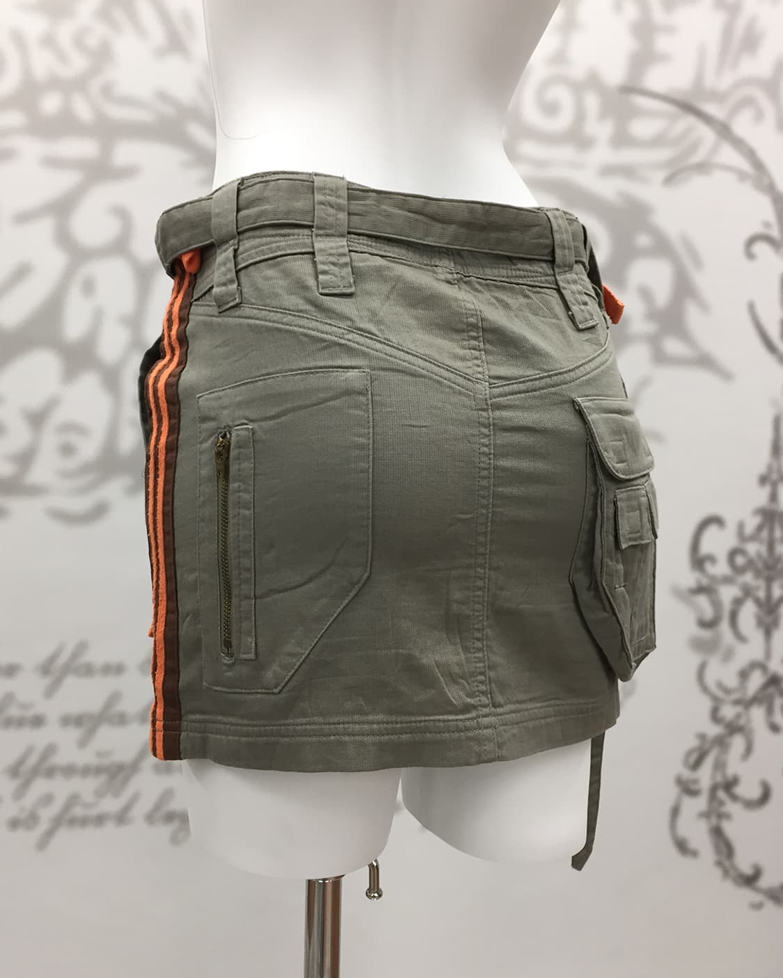 Y2K Utility Tech Belt Cargo Mini Skirt 상품이미지7