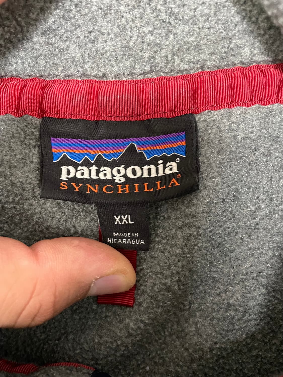 파타고니아 신칠라 xxl 다크그레이 네이비  상품이미지3