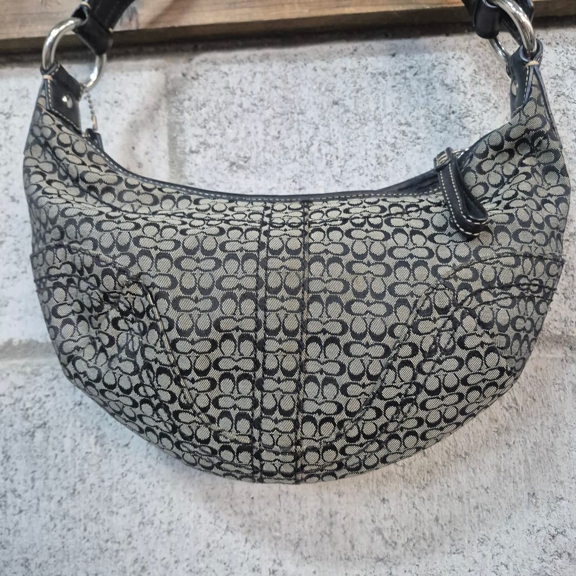 코치 시그니쳐 빈티지 호보백 상품이미지2