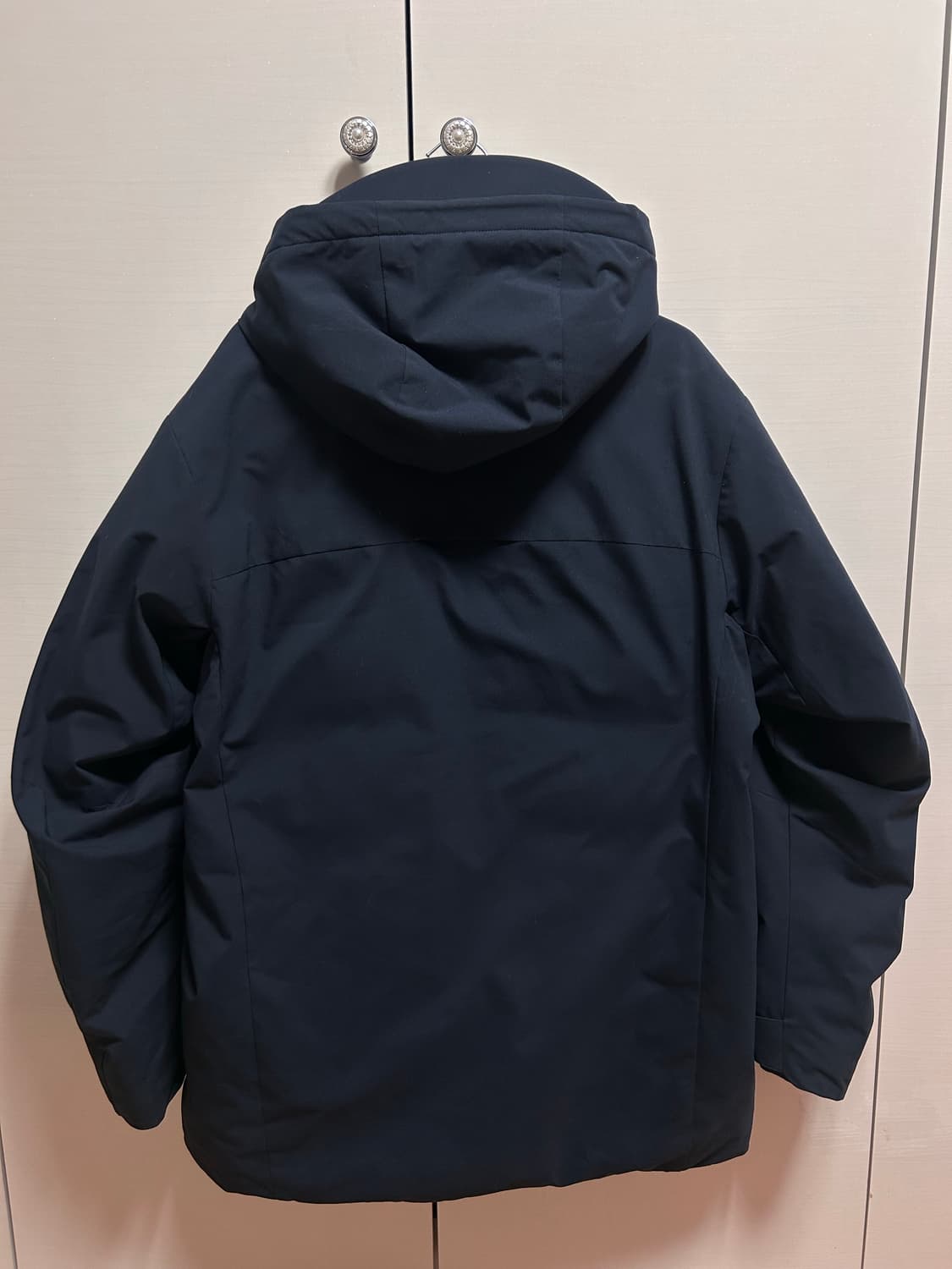 유니클로 하이브리드 다운 파카 네이비 L 상품이미지4