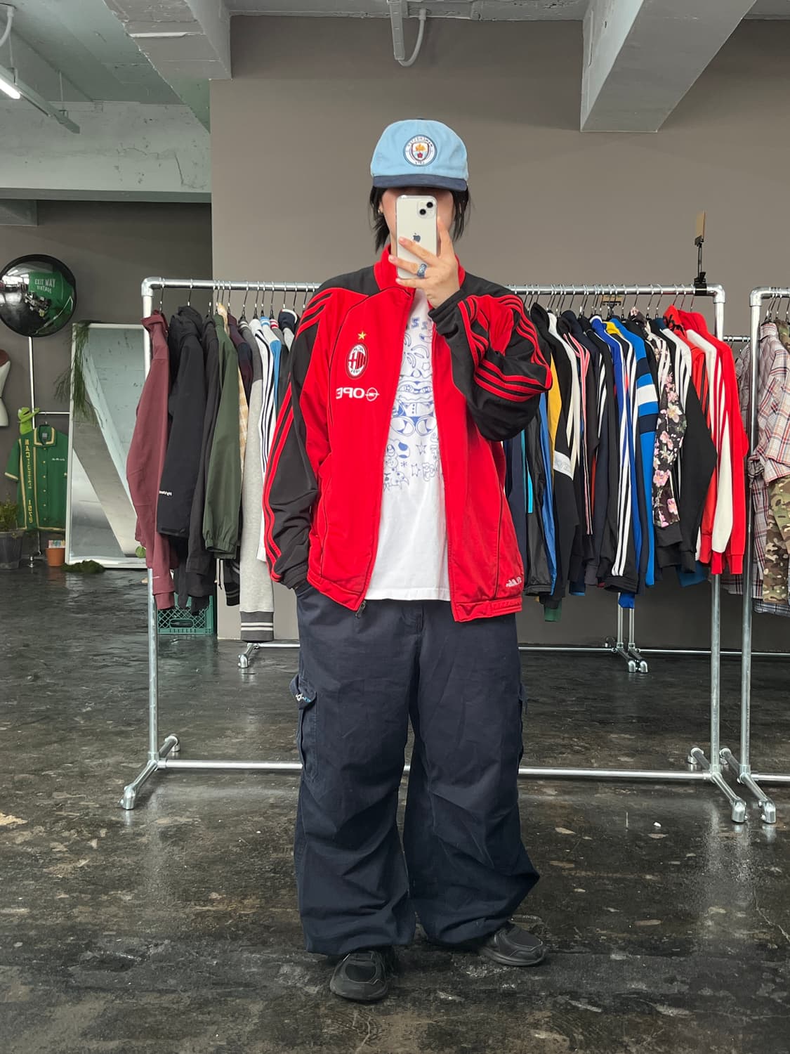 아디다스 AC milan 트렉 집업 져지 상품이미지3