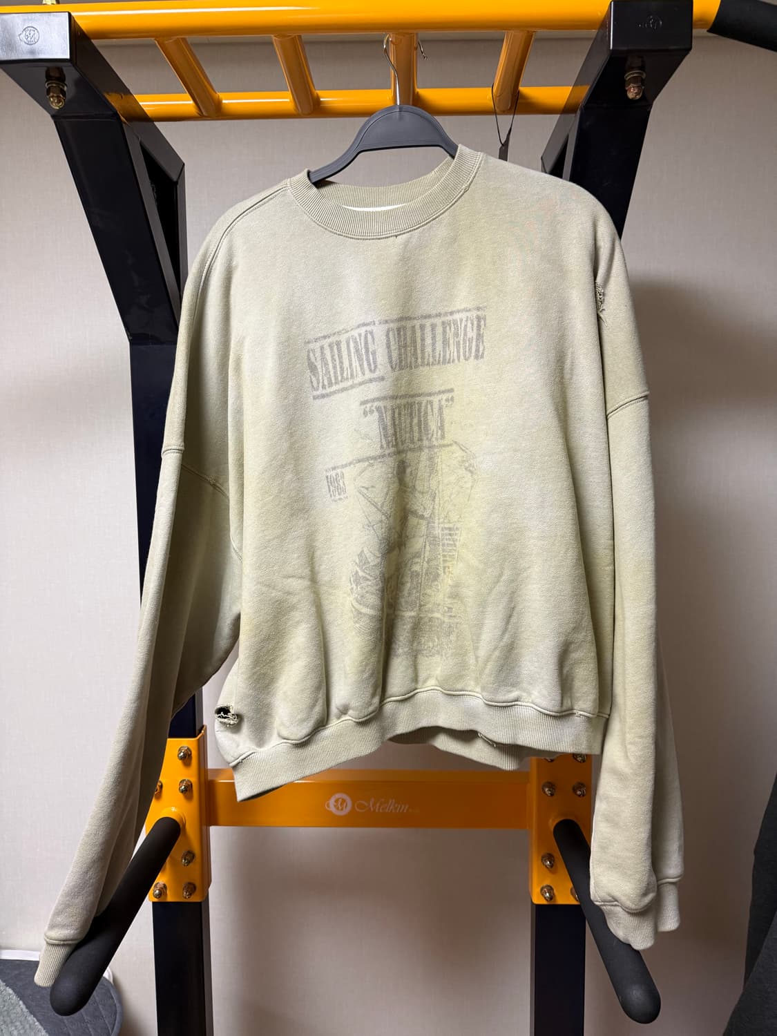 노티카 X 언더마이카 NTC X UMC 아플리케 스웻셔츠 베이지  XL 상품이미지3