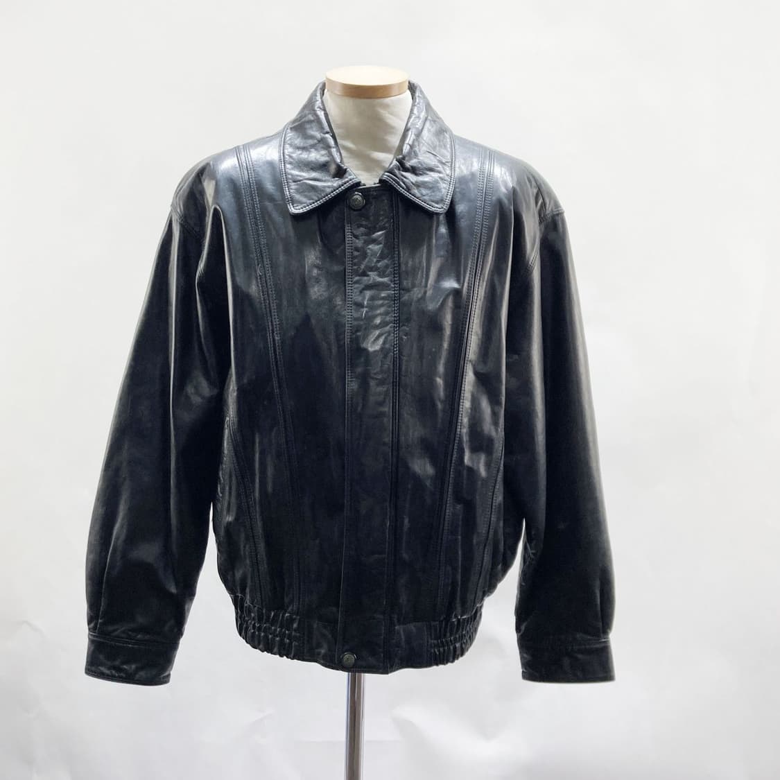 남성 송치가죽 레더자켓 L 진스센스 상품이미지1