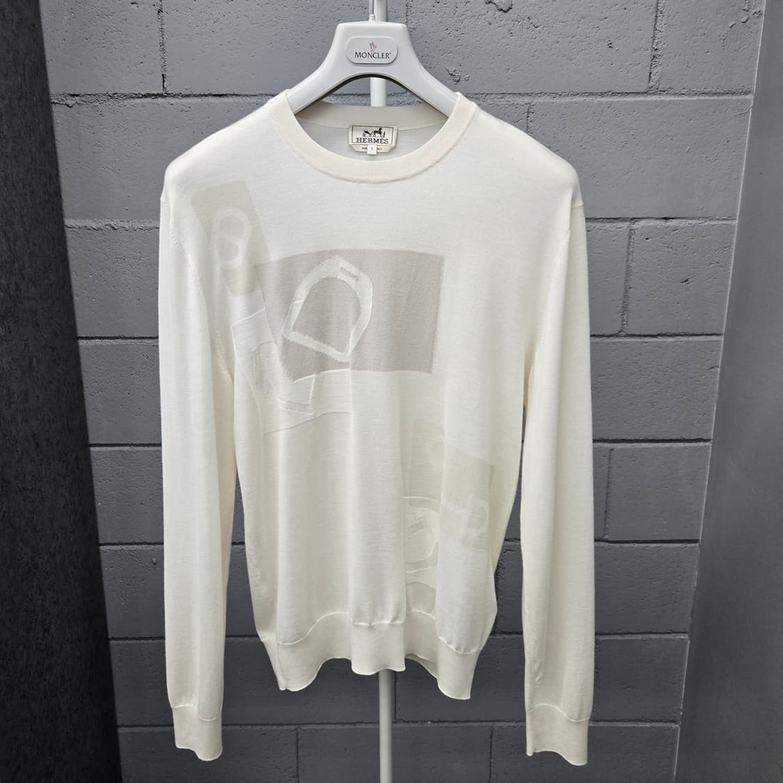 에르메스 H 상달 로고 캐시미어 니트 L 상품이미지2