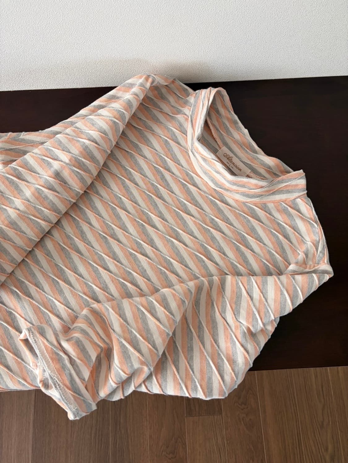 stripe patterned top 상품이미지7