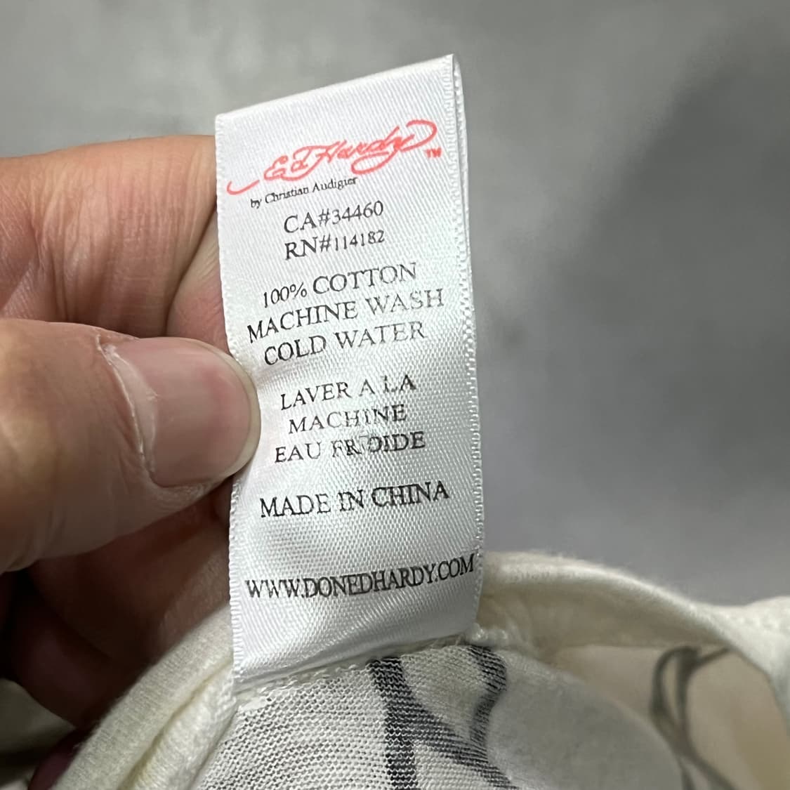  에드 하디 큐빅 프린팅 반팔티 y15989 상품이미지9