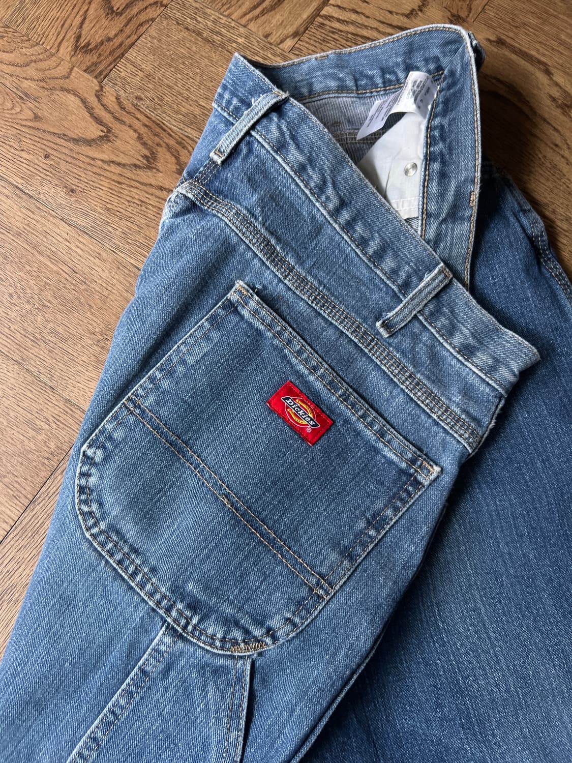 [38]디키즈 USA 빈티지 워싱 싱글니 카펜터 워크 데님 팬츠 상품이미지4