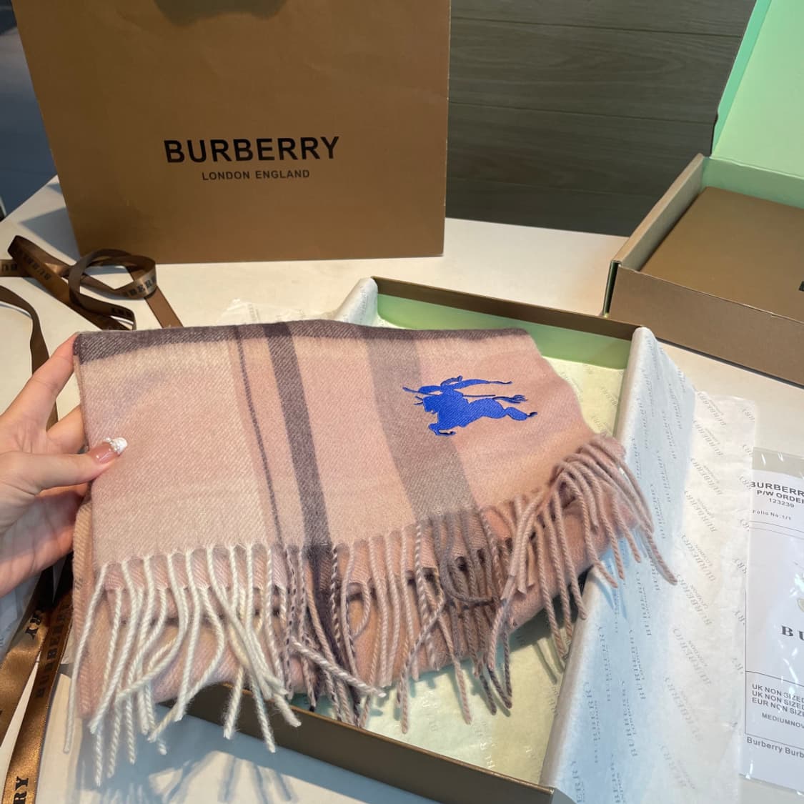 버버리 리버서블 스카프 100% 램스울
 상품이미지1