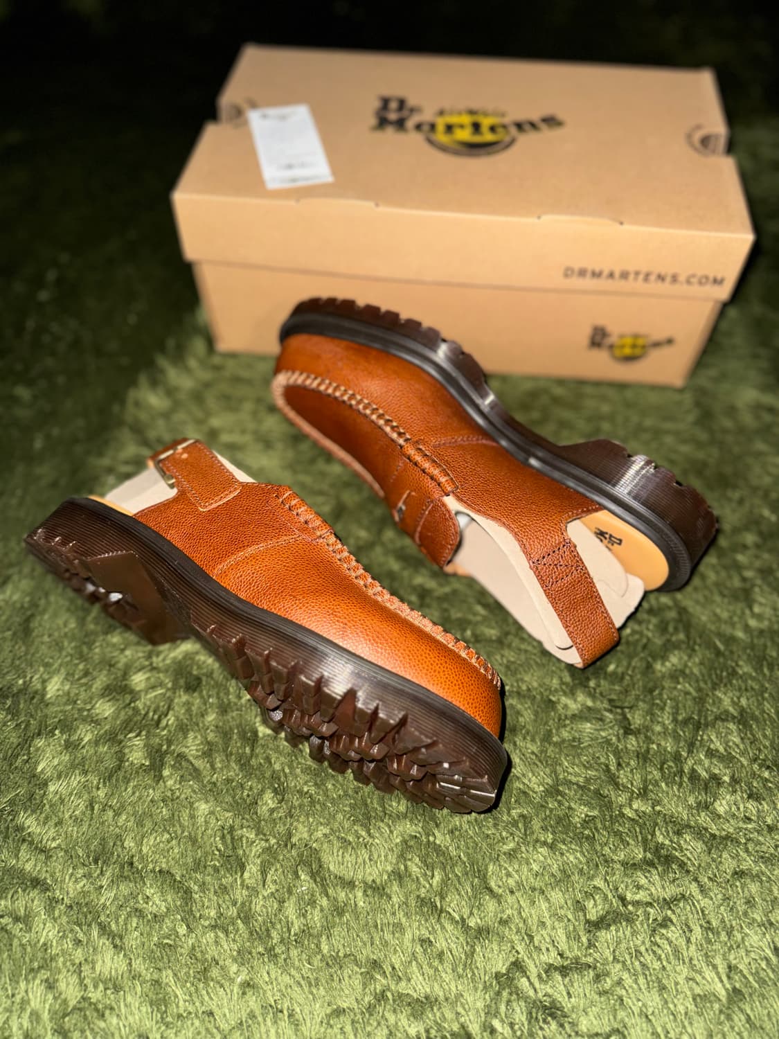 [UK7, 260] 닥터마틴 페니 로퍼 펜톤 슬링 백 레더 브라운 탄 상품이미지5