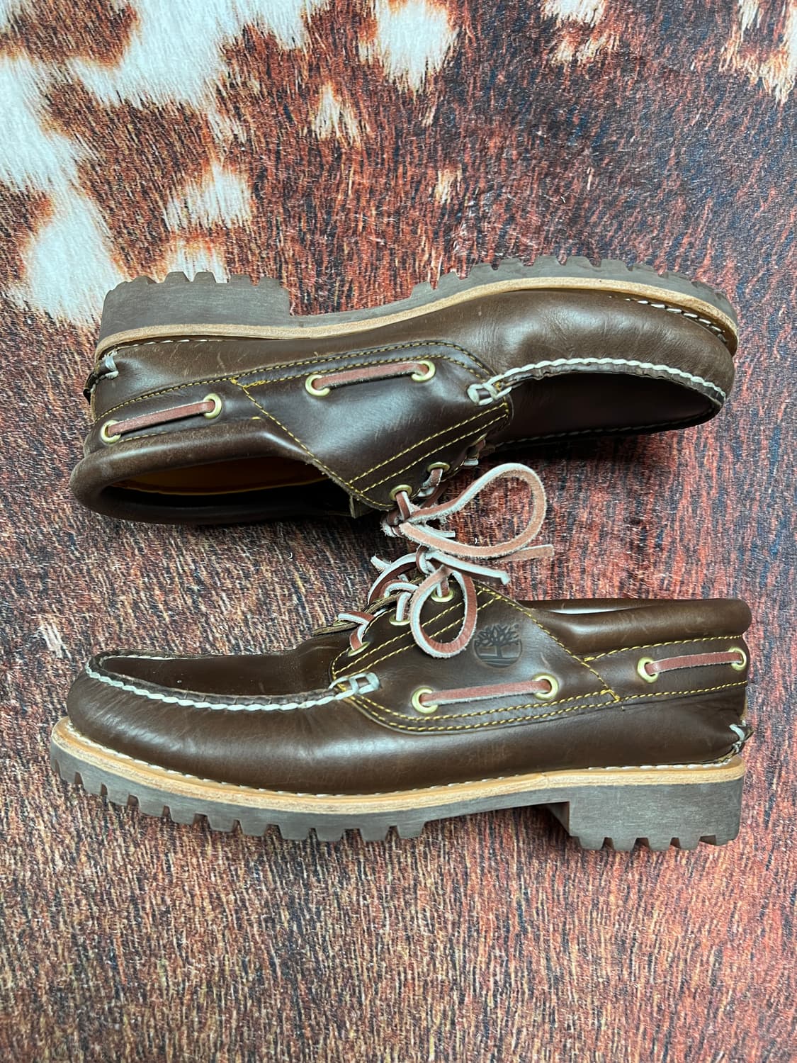 Timberland 팀버랜드 3-Eye 클래식 보트 슈즈 브라운 260 상품이미지2