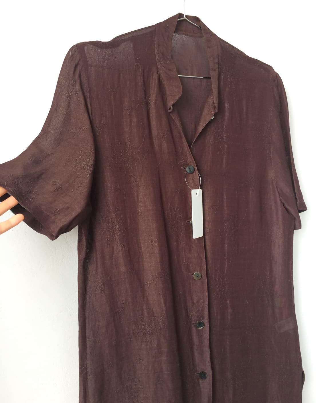Embroidery pattern long blouse 상품이미지5