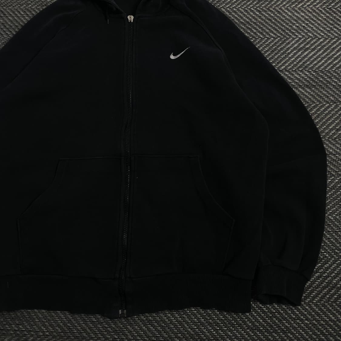 00s 나이키 올드스쿨 자수 로고 블랙 후드집업y 3958 상품이미지3