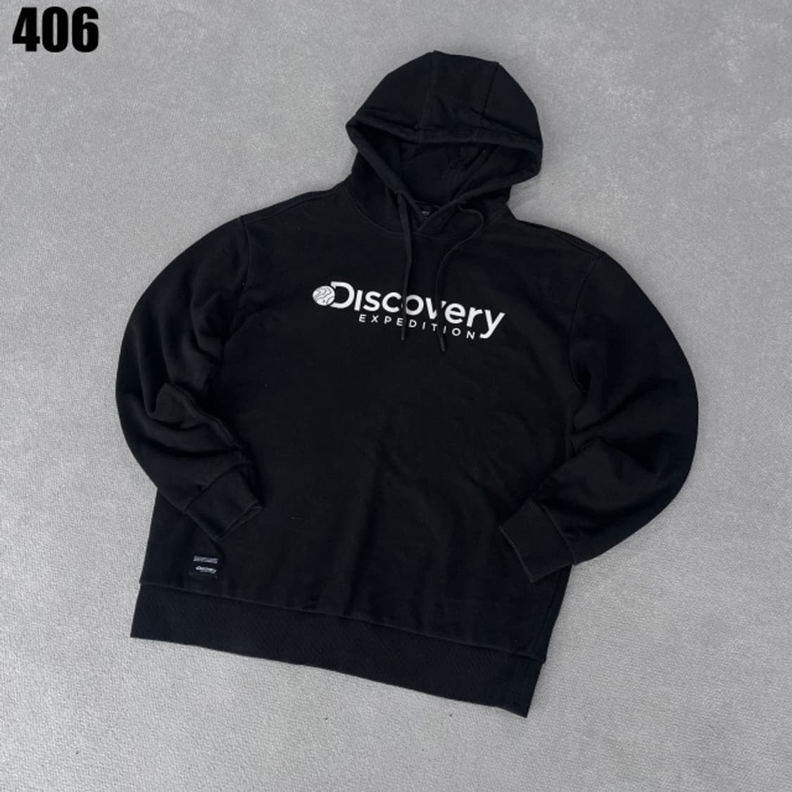 디스커버리 블랙 후드집업  상품이미지1