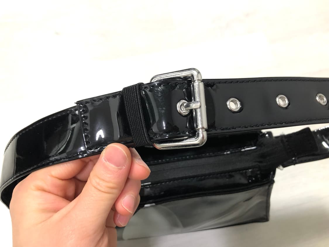 아디다스 오리지널 에나멜 글로시 미니 숄더 토트백 _ 블랙 상품이미지7