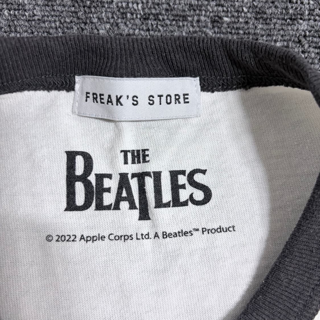 프릭스스토어 비틀즈 링거 포토 반팔티 상품이미지3