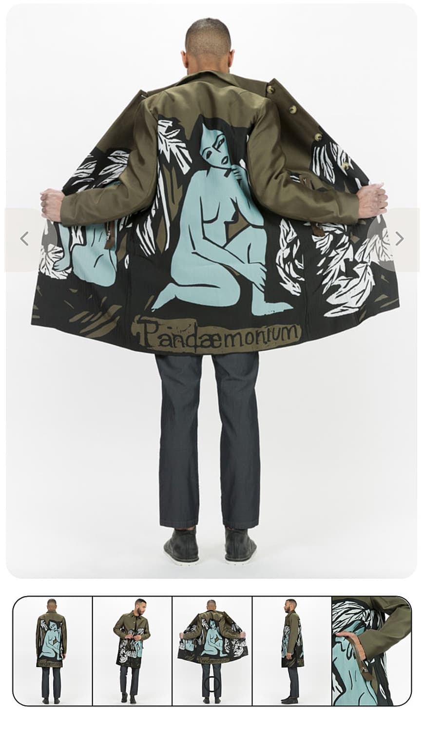 95-100) OAMC 프린트 야상자켓  상품이미지10