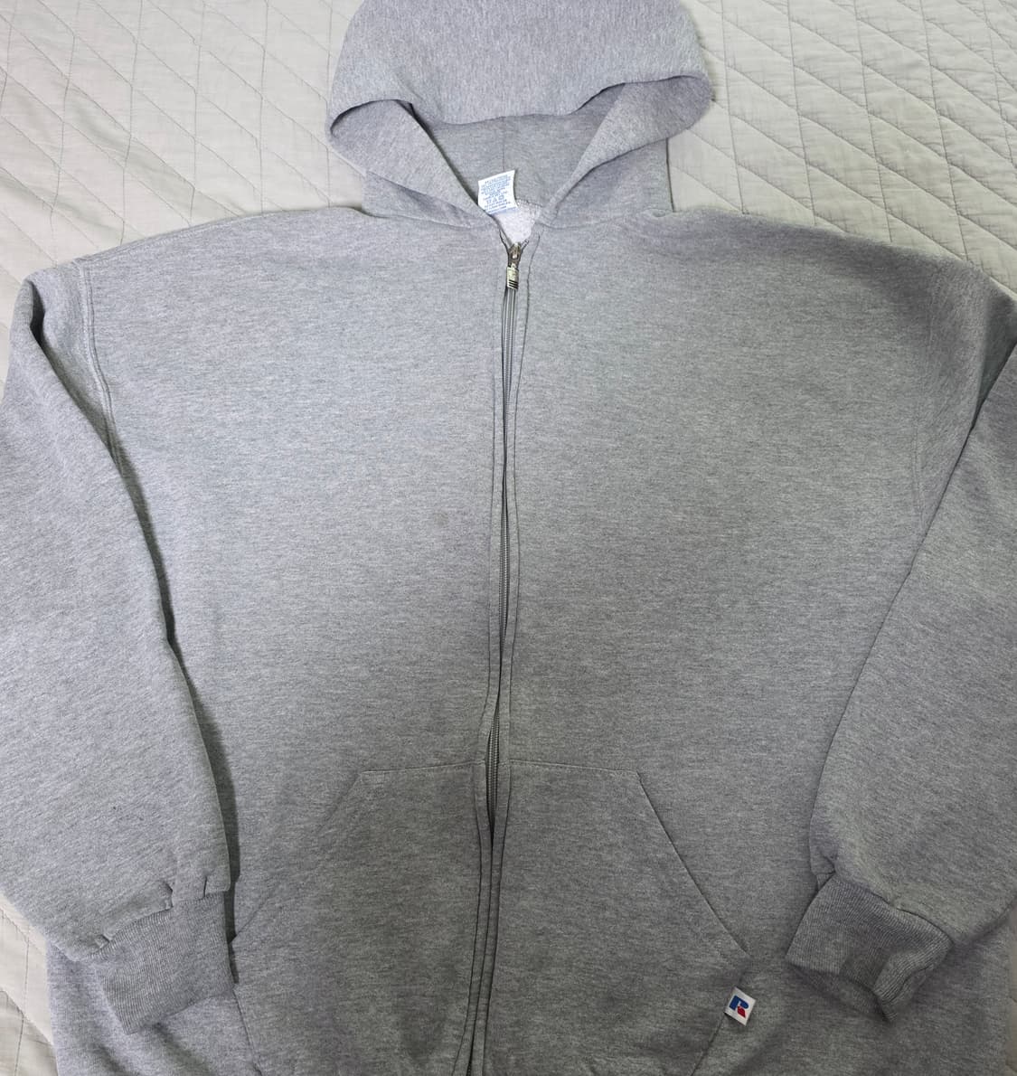 [XL] 90s 러셀 애슬레틱 후드집업 헤더 그레이 like XXL 상품이미지1