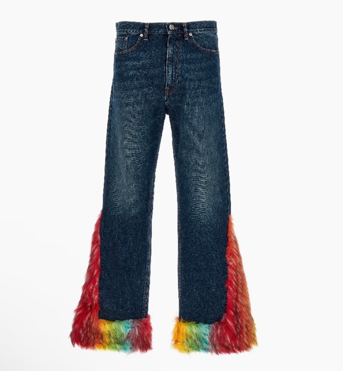 BLUEMARBLE Multicolor faux fur jean 상품이미지7
