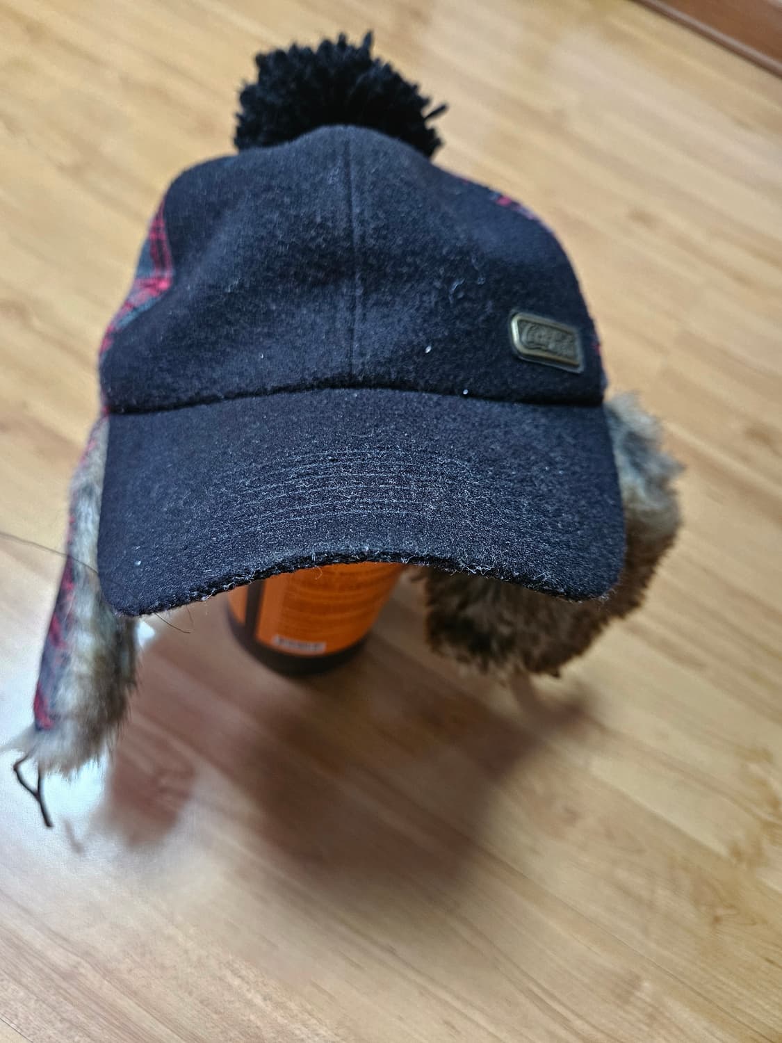 코카콜라 겨울 귀도리 털모자 상품이미지1