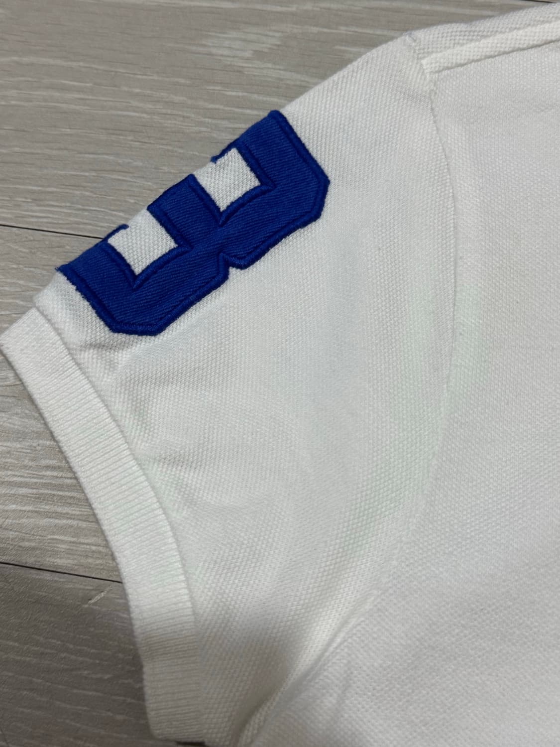 우먼) 폴로 랄프로렌 더블 빅포니 화이트  카라 반팔티 상품이미지5