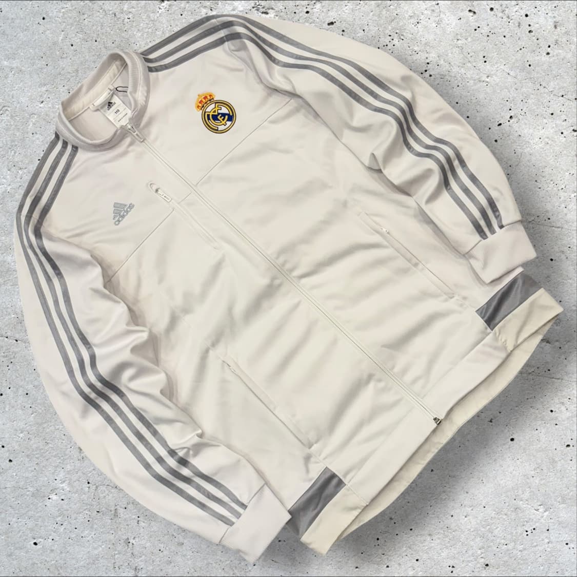 [110] 15s 아디다스 레알마드리드 트랙 자켓 화이트 실버 B227 상품이미지1