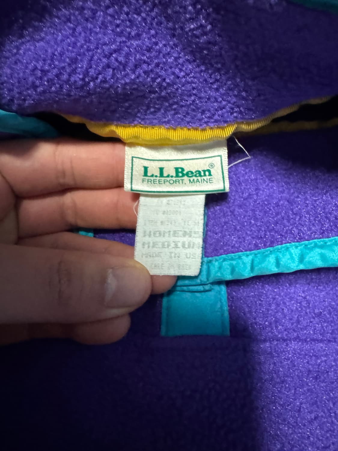 엘엘빈 스냅 티 플리스 풀오버 그레이프 틸 상품이미지4