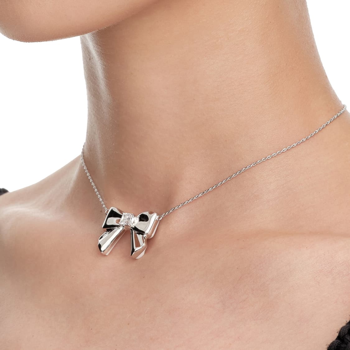 슈슈통 x 위민 양면 세라믹 리본 목걸이 상품이미지3