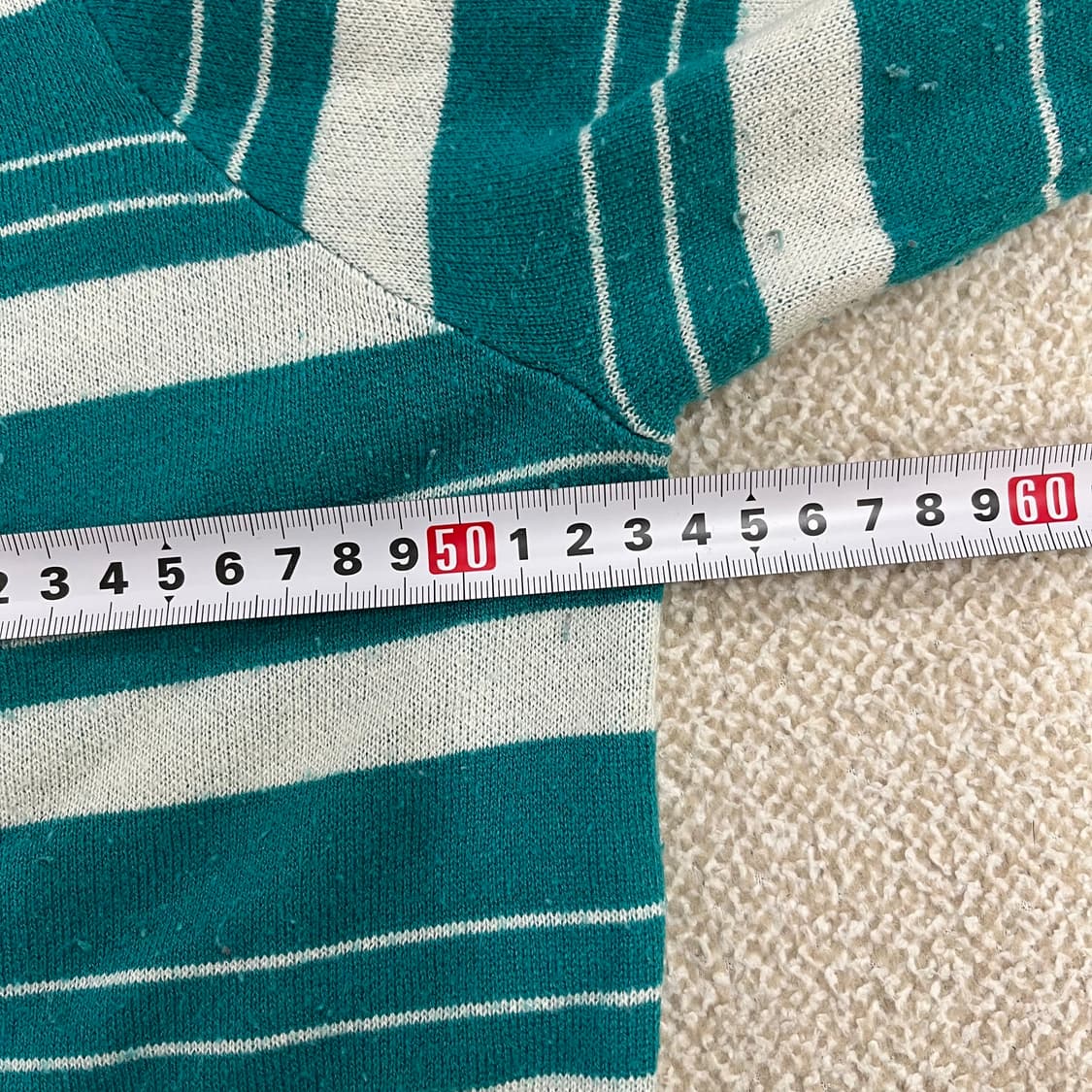 실측확인 와펜 스트라이프 가디건 0209M1 상품이미지5