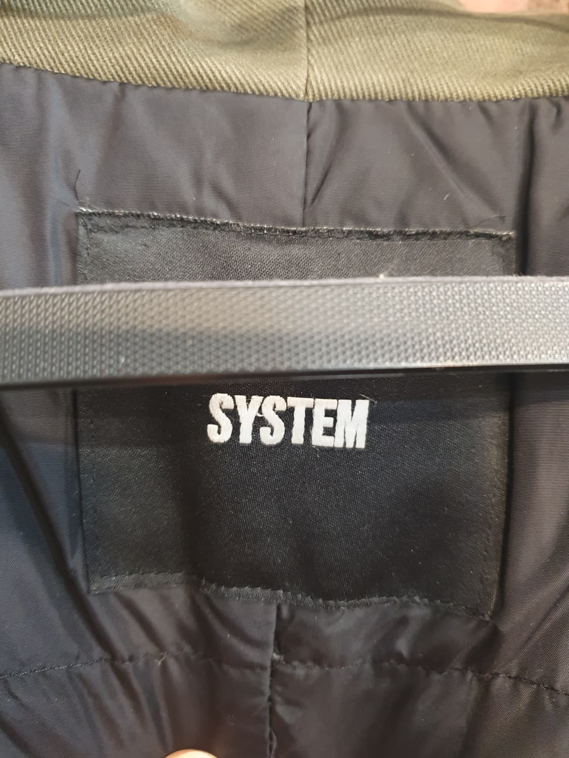 시스템 카키 야성점퍼 상품이미지5