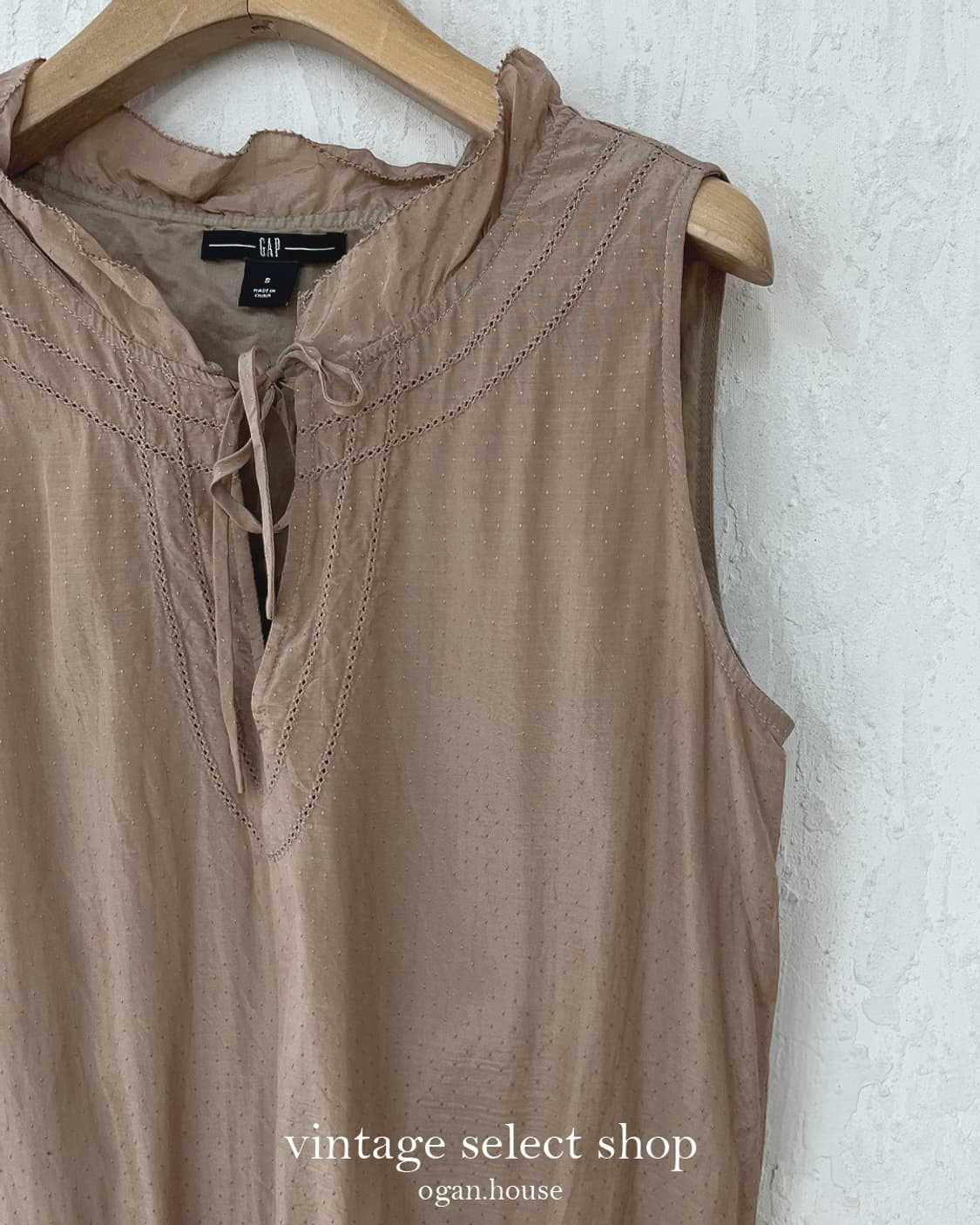 vintage GAP dot layered dress 상품이미지7