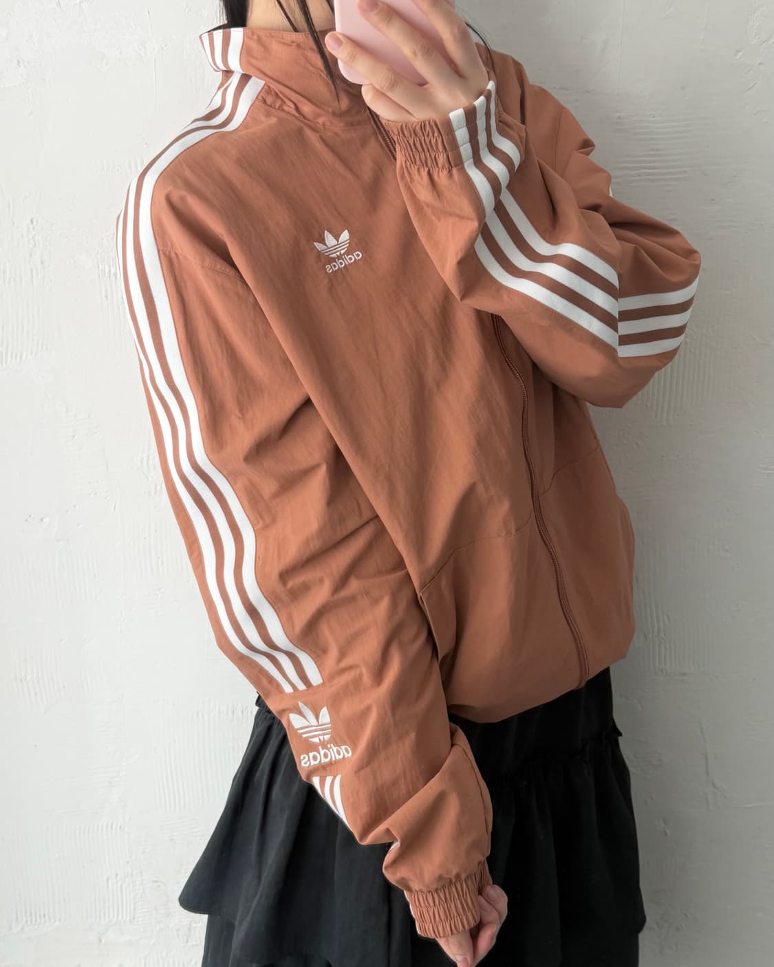 Adidas 아디다스 살구오렌지 사이드라인 락업 트랙자켓   상품이미지2